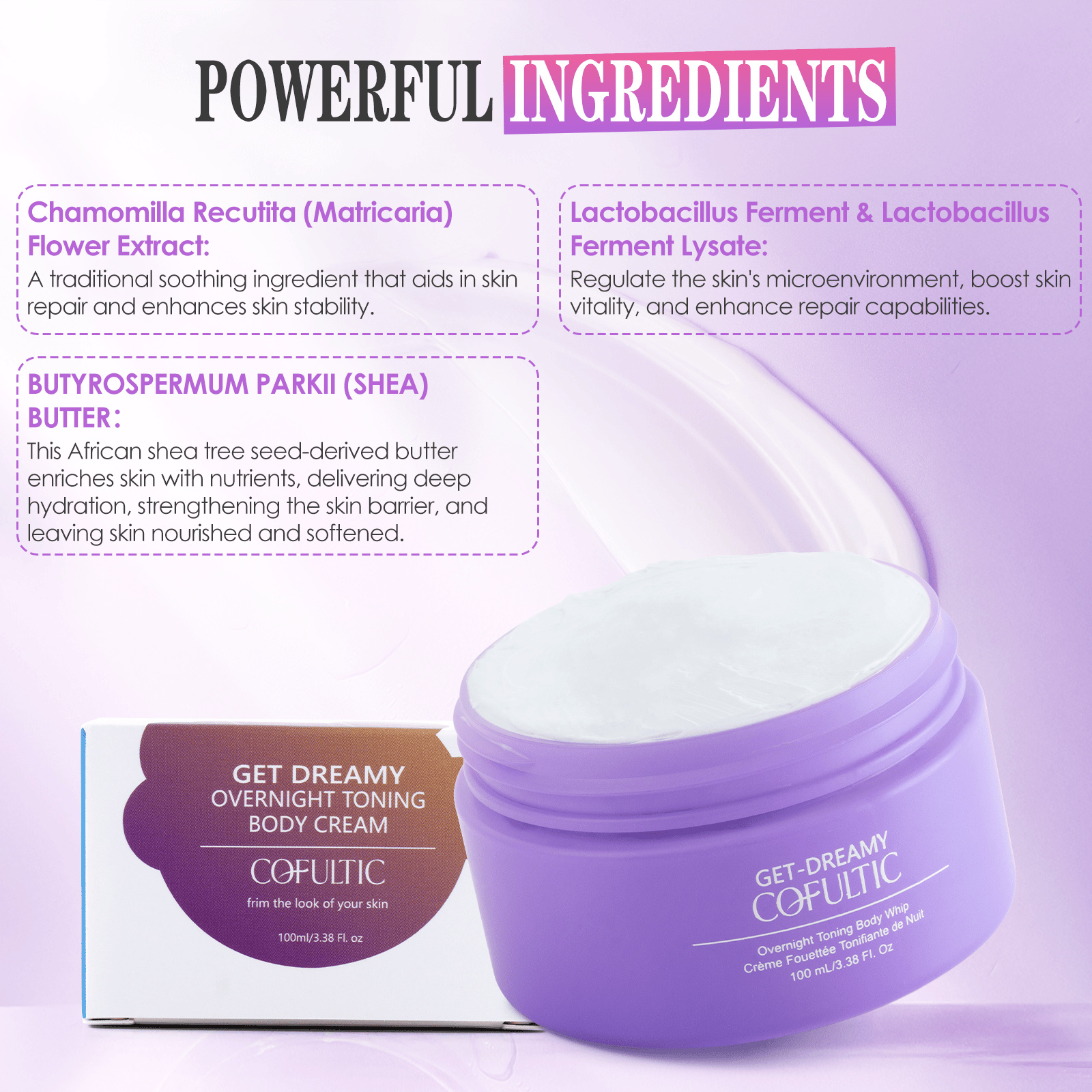 Cofultic Night Repair Firming & Wrinkle Smoothing Cream - Image 3