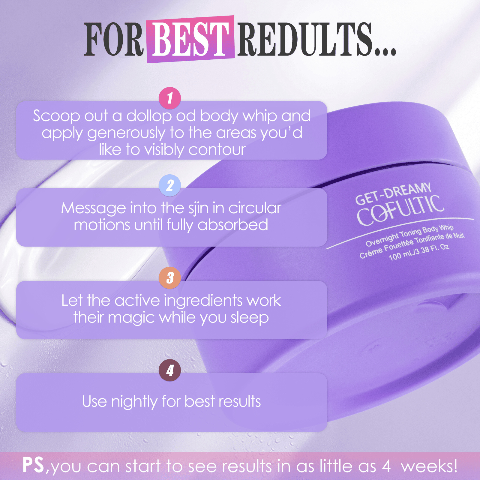 Cofultic Night Repair Firming & Wrinkle Smoothing Cream - Image 5